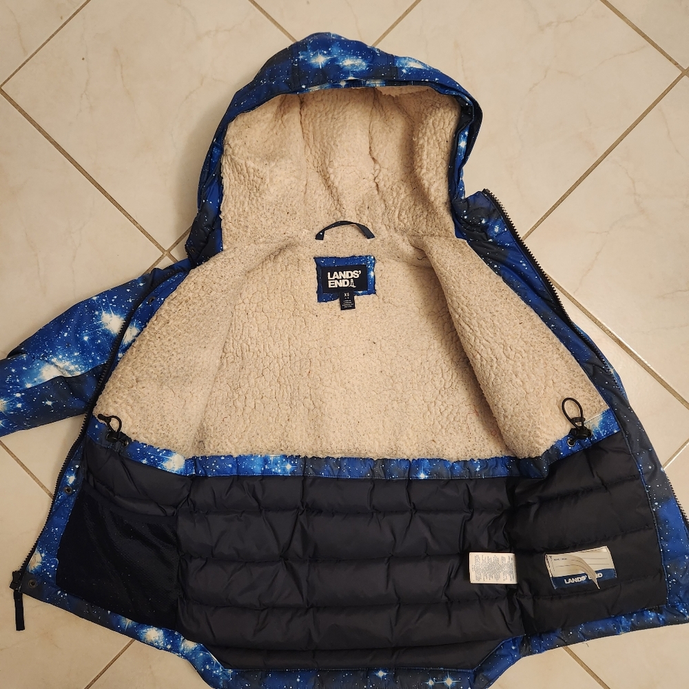 Lands' End little boy parka jacket